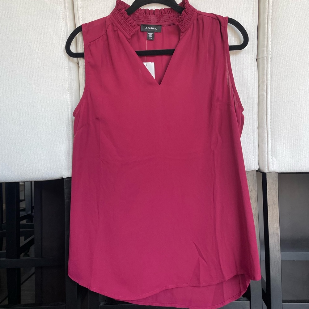 NWT Beautiful Wine Coloured Tank Top